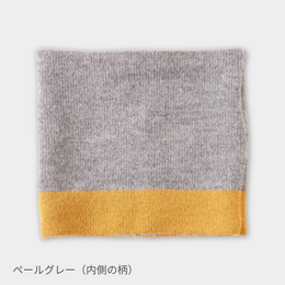 アルパカ モザイク柄 ネックウォーマー 兼用 帽子