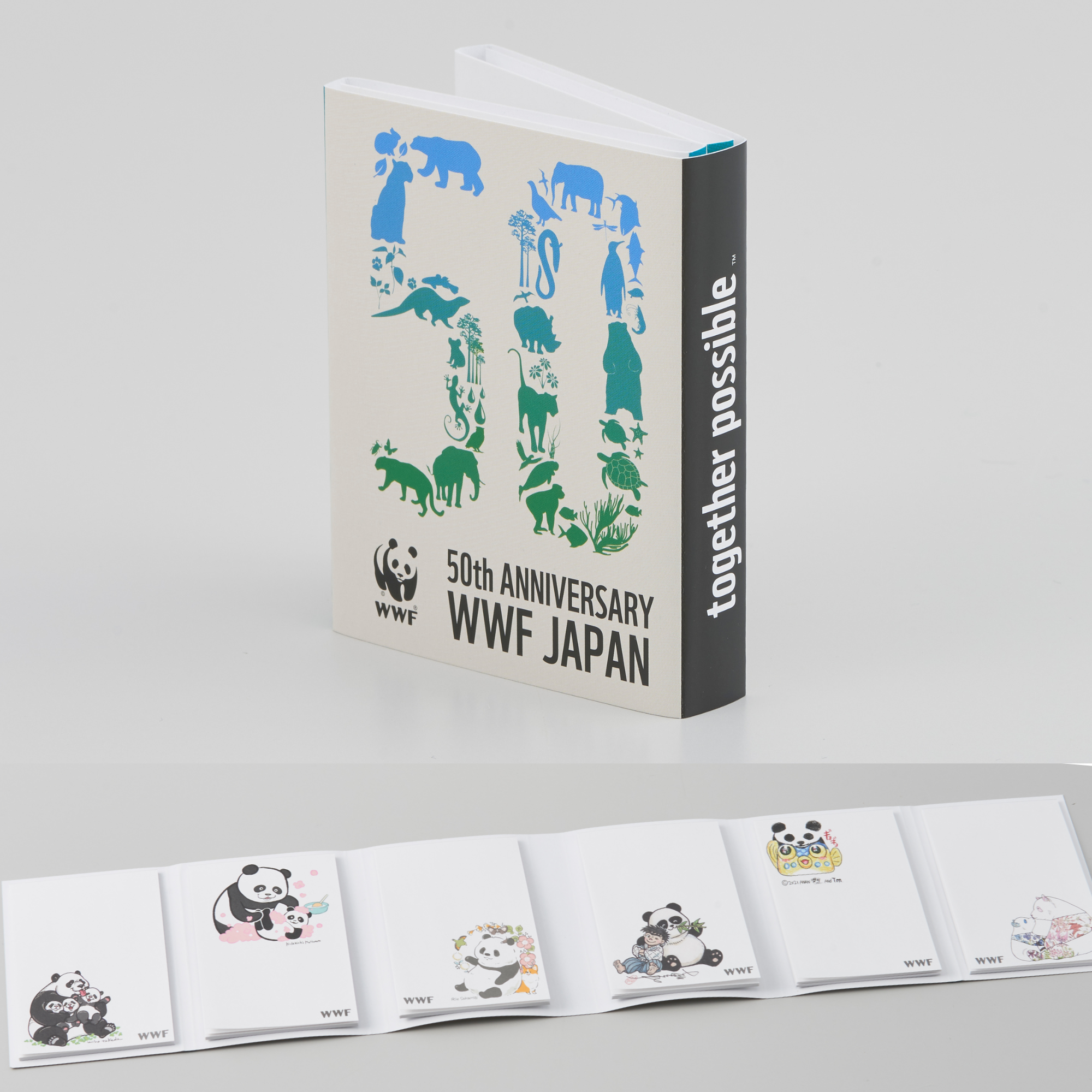 50周年記念・アーティストコラボ・パタパタメモ(セール) – WWFジャパン