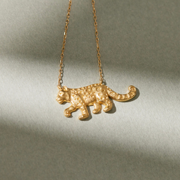 K18ゴールド「ユキヒョウ」ネックレス 復刻版