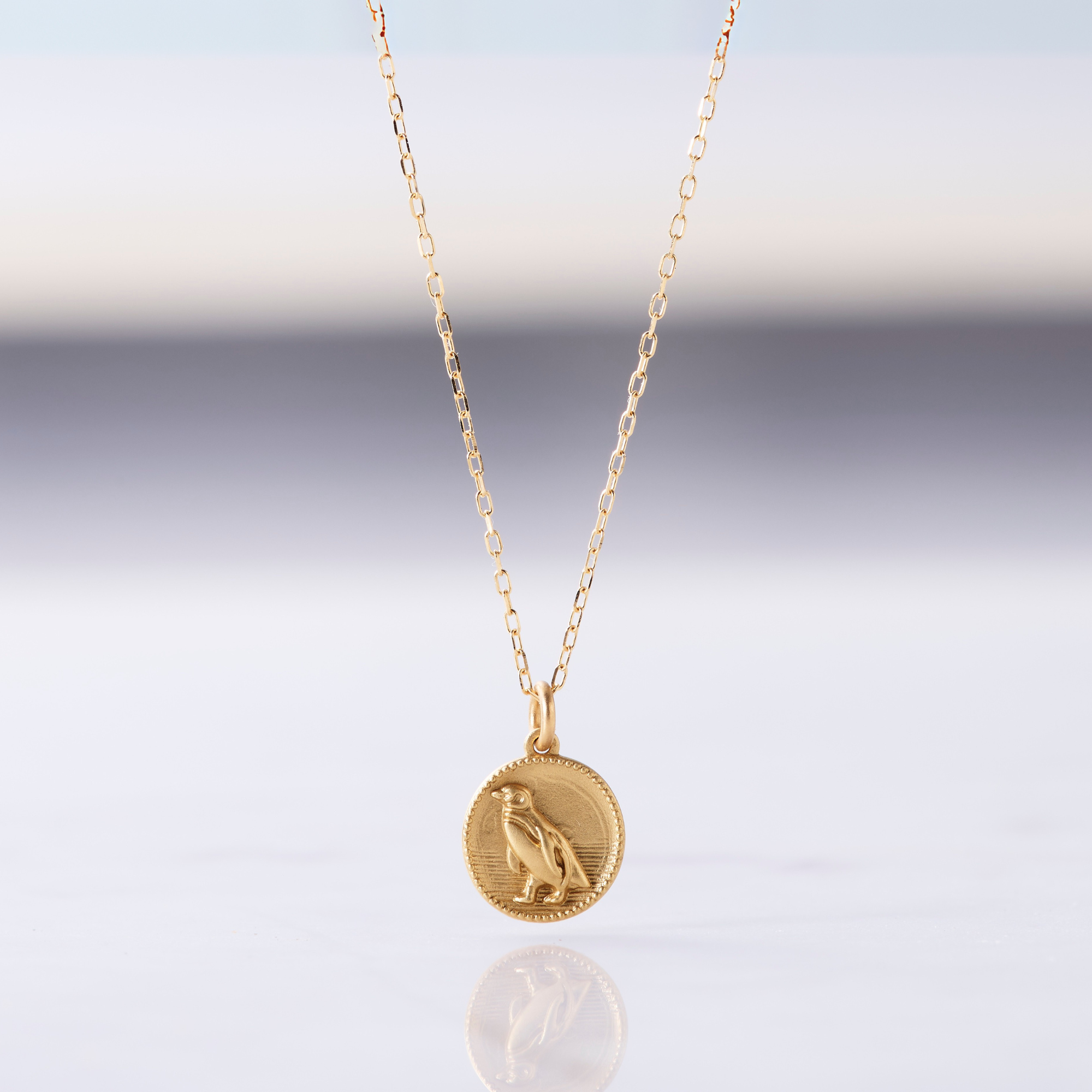 K18ゴールド マゼランペンギン コインネックレス – WWFジャパン PANDA SHOP K18ゴールド マゼランペンギン コインネックレス – WWFジャパン PANDA SHOP