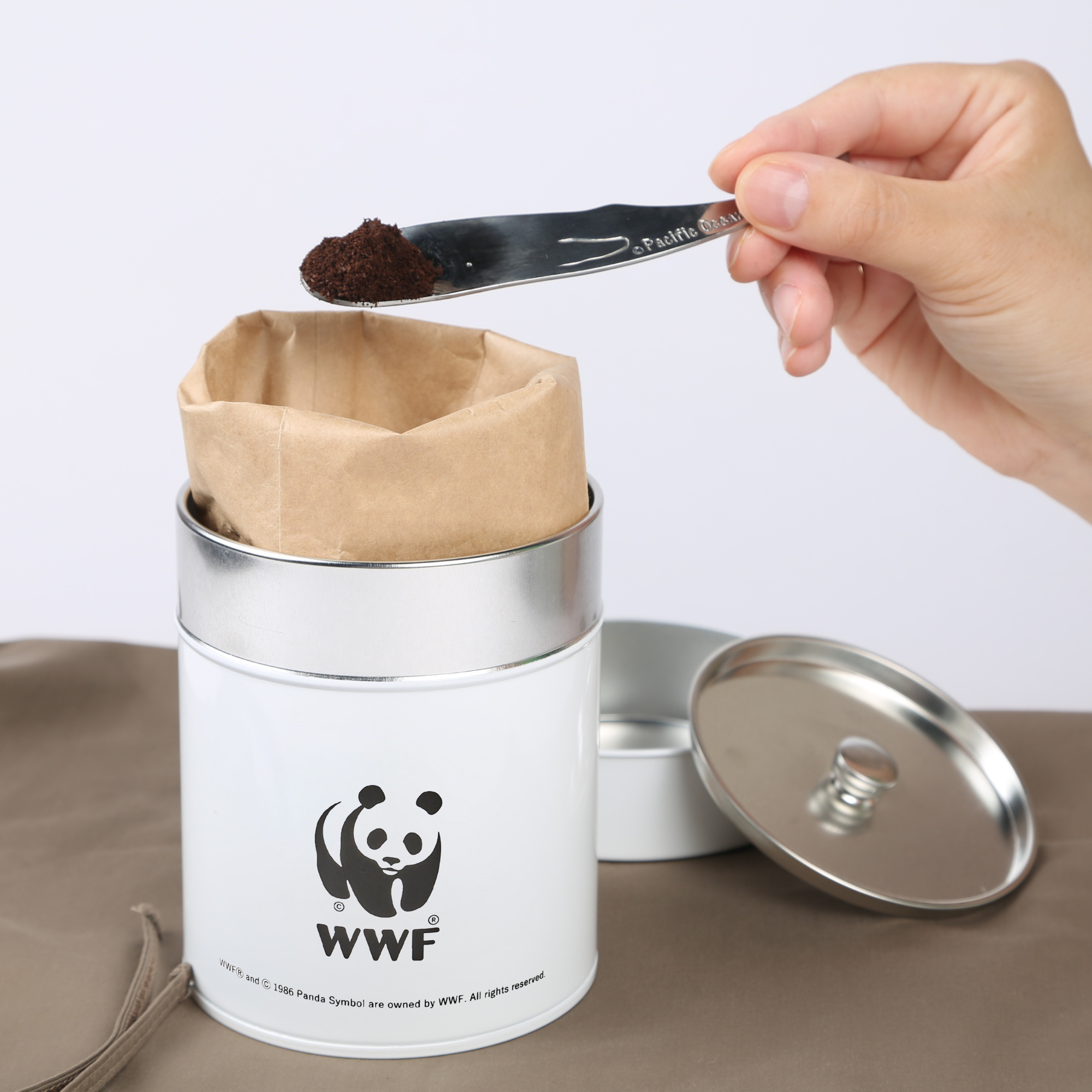 パンダキャニスター ／マットホワイト – WWFジャパン PANDA SHOP