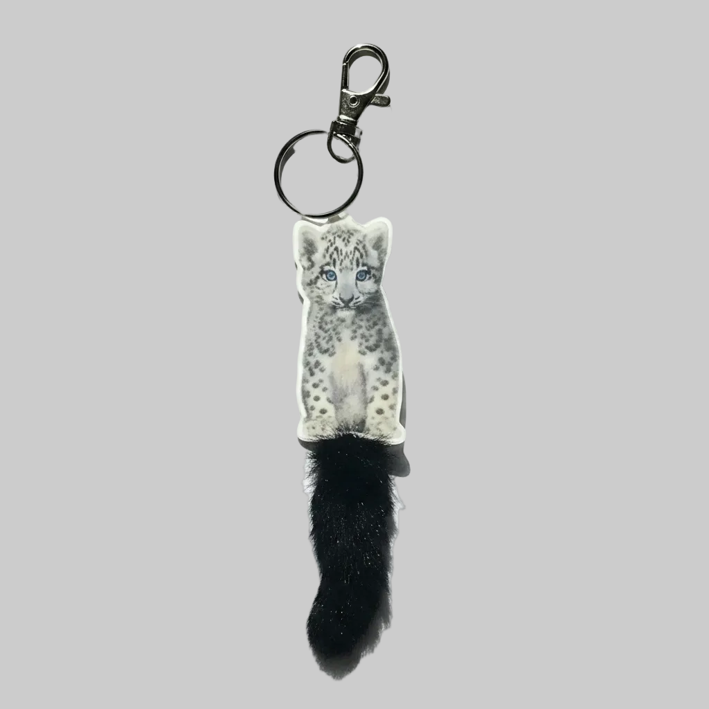WWF しっぽリフレクター Snow leopard – WWFジャパン PANDA SHOP