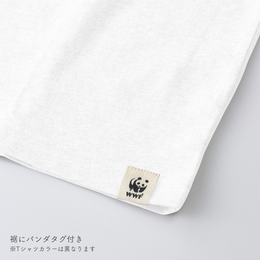 オーガニックコットンTシャツ 無地 シロ地