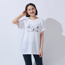 オーガニックコットン Tシャツ  アフリカ シロ地