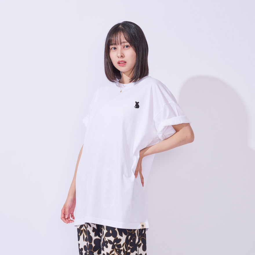 eucalyptus オーガニックコットンT (White)