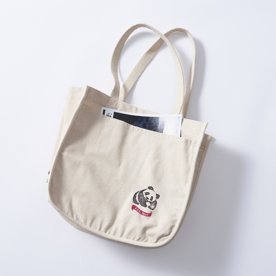 クラシカルパンダ 4ポケッツ パイピングトート GOTS認証 – WWFジャパン クラシカルパンダ 4ポケッツ パイピングトート GOTS認証 – WWFジャパン