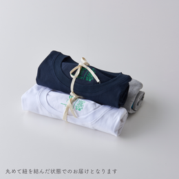 オーガニックコットン Tシャツ マナヅル1 カーキ