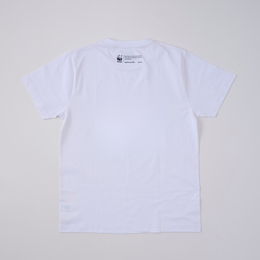 オーガニックコットン Tシャツ 角 白地
