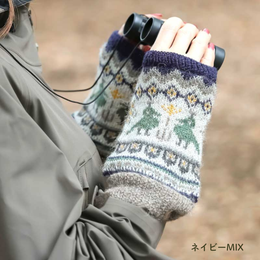 アルパカ リスト ウォーマー   鳥のダンス