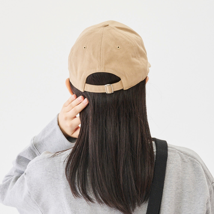 オーガニックコットン ベースボールキャップ GOTS認証／ベージュ