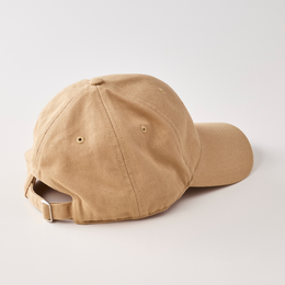 オーガニックコットン ベースボールキャップ GOTS認証／ベージュ