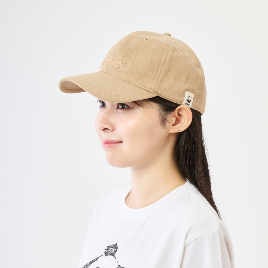 オーガニックコットン ベースボールキャップ GOTS認証／ベージュ