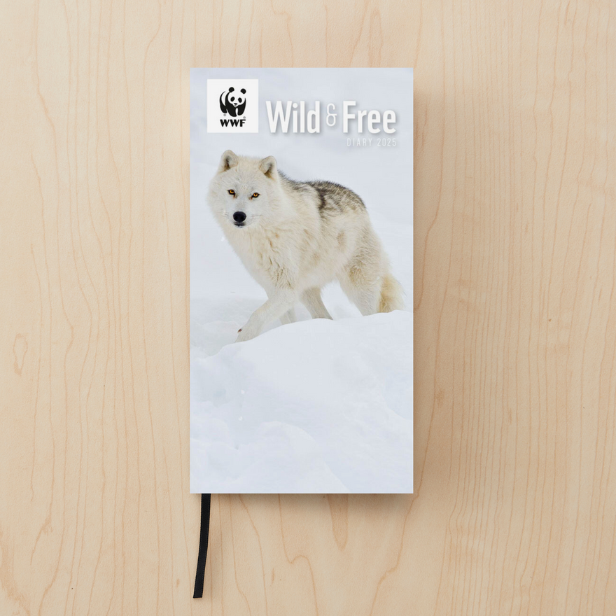 WWF スリムダイアリー2025 Wild and Free Slim Diary