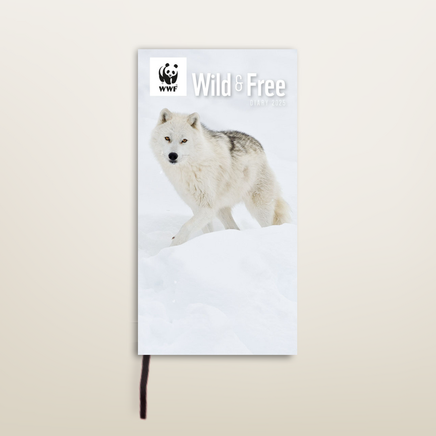 WWF スリムダイアリー2025 Wild and Free Slim Diary