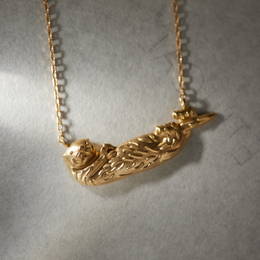 K18ゴールド「ラッコ」ネックレス