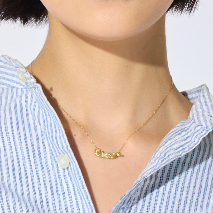 K18ゴールド「ラッコ」ネックレス