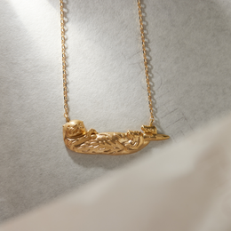 K18ゴールド「ラッコ」ネックレス