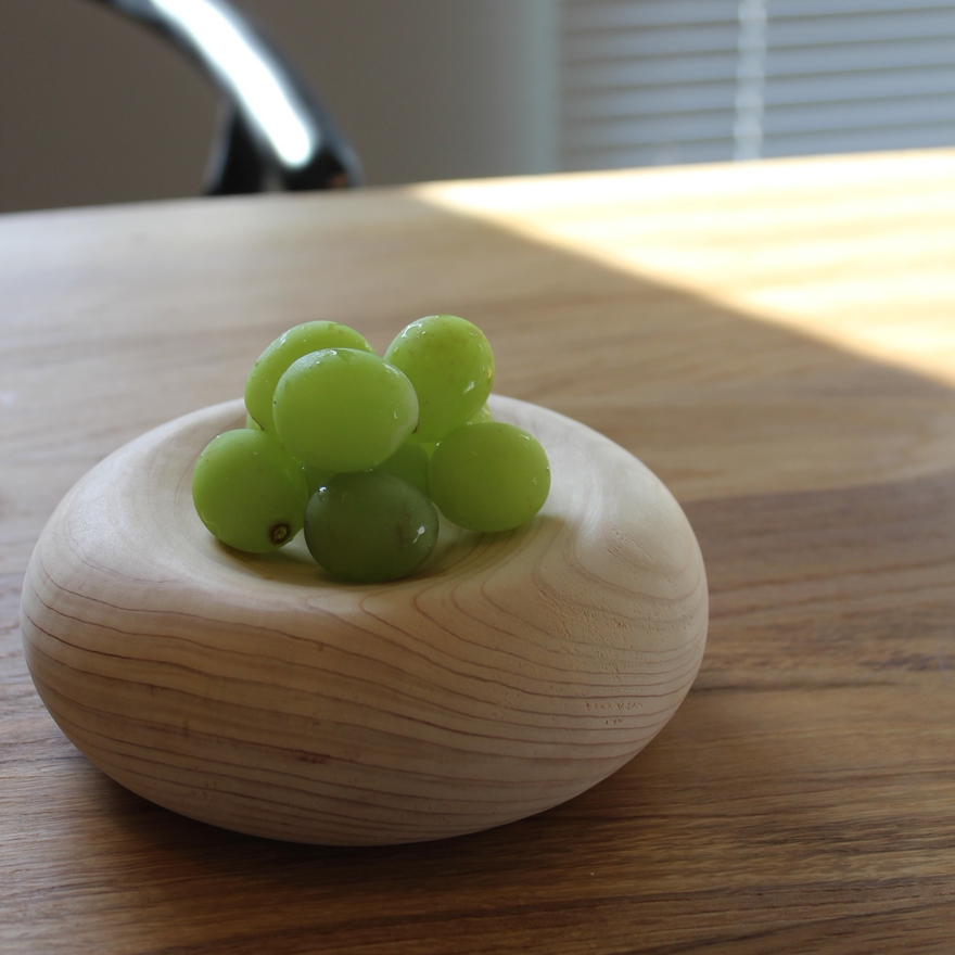 小物トレーにもなる 木製 鏡餅飾り 森林認証