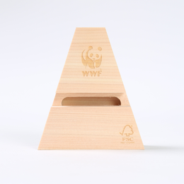 木製 スマホスタンドスピーカー 森林認証