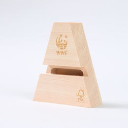 木製 スマホスタンドスピーカー 森林認証