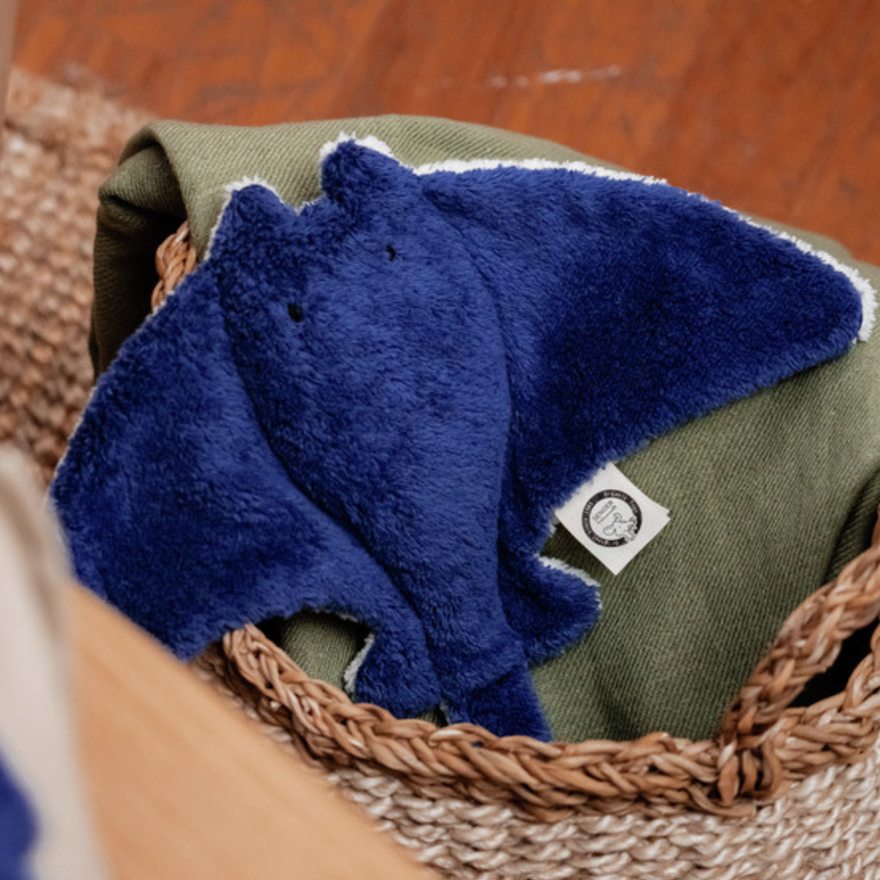 SENGER Cuddly Animal  Manta small  blue