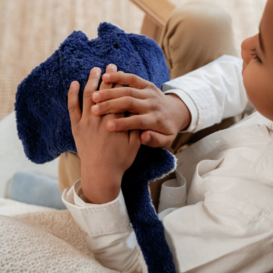 SENGER Cuddly Animal  Manta small  blue