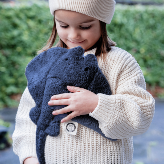 SENGER Cuddly Animal  Manta small  blue