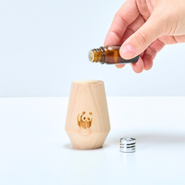 【数量限定】山梨のヒノキエッセンシャルオイル＆木製アロマスタンド