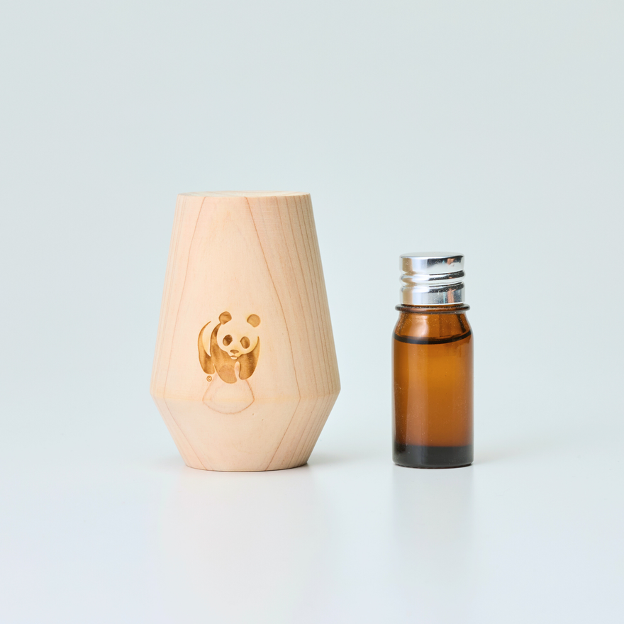 【数量限定】山梨のヒノキエッセンシャルオイル＆木製アロマスタンド