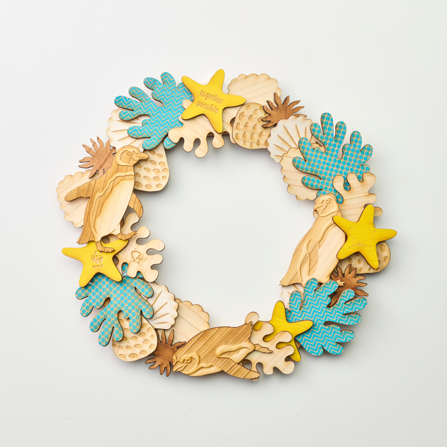 ディーン・フジオカ コラボ 木製リース組み立てキット【寄付付き】