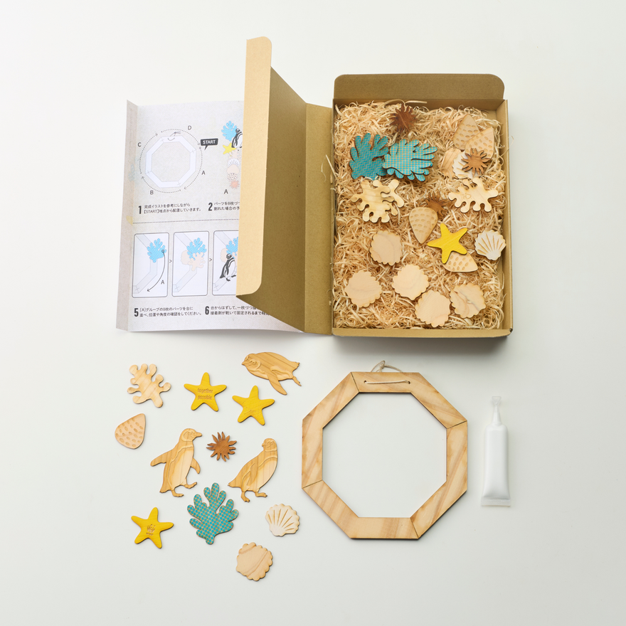 ディーン・フジオカ コラボ 木製リース組み立てキット【寄付付き】