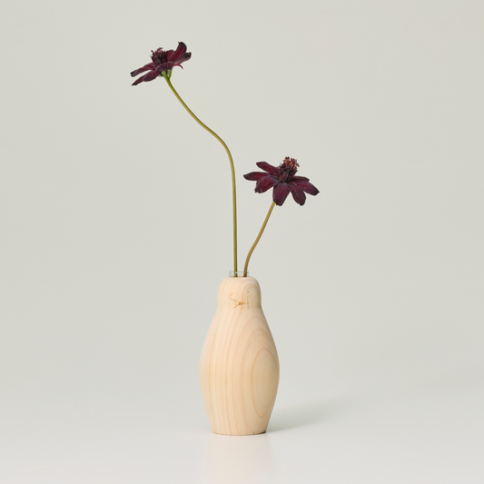 ディーン・フジオカ コラボ ヒノキの一輪挿し【寄付付き】