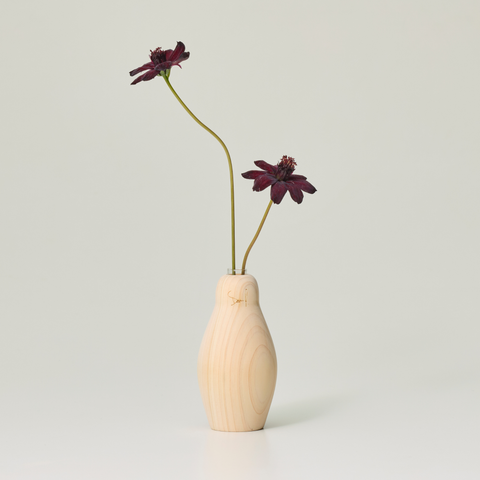 ディーン・フジオカ コラボ ヒノキの一輪挿し【寄付付き】