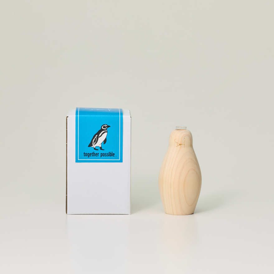 ディーン・フジオカ コラボ ヒノキの一輪挿し【寄付付き】