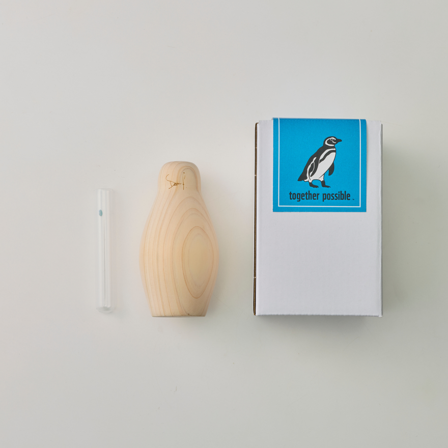 ディーン・フジオカ コラボ ヒノキの一輪挿し【寄付付き】