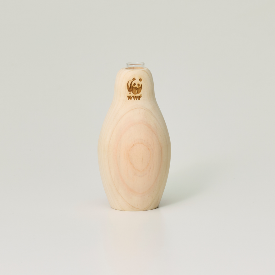 ディーン・フジオカ コラボ ヒノキの一輪挿し【寄付付き】