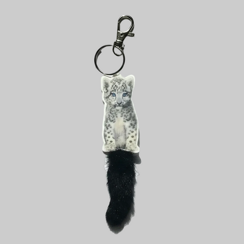 WWF しっぽリフレクター Snow leopard