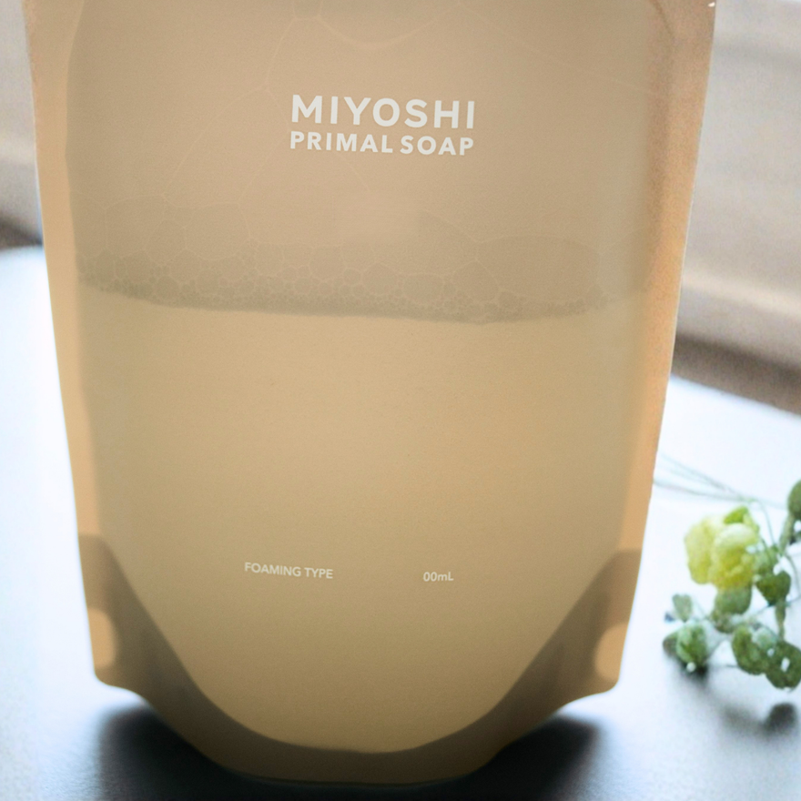 【詰替え】MIYOSHI プライマルソープ 泡ハンドソープ／ レフィル／ RSPO認証