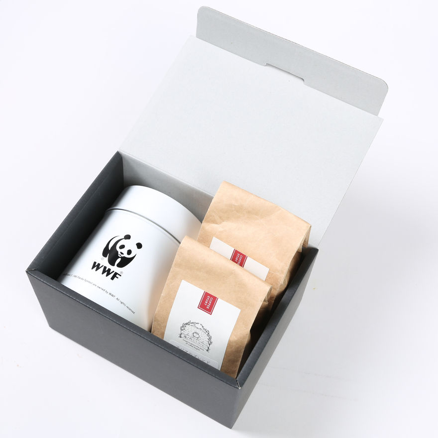 パンダキャニスター入り コーヒー ギフトBOX