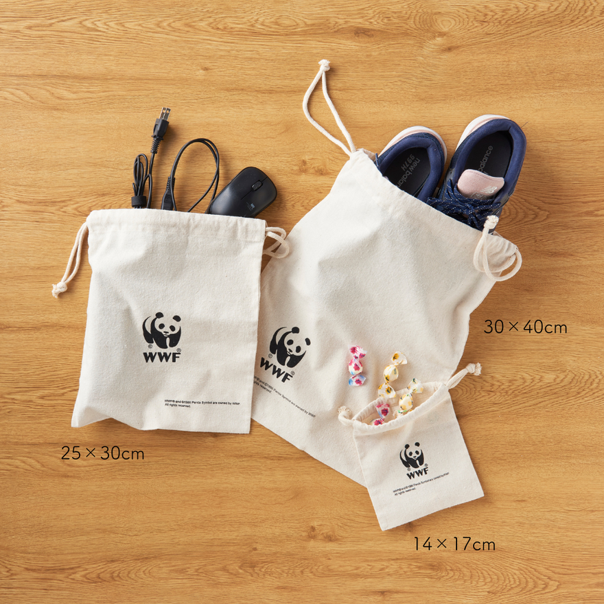 パンダきんちゃく袋セット – WWFジャパン PANDA SHOP パンダきんちゃく袋セット – WWFジャパン PANDA SHOP