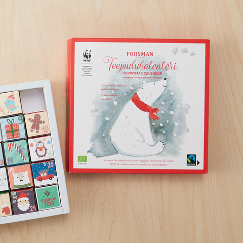 WWF アドベントカレンダー  紅茶BOX ホッキョクグマ