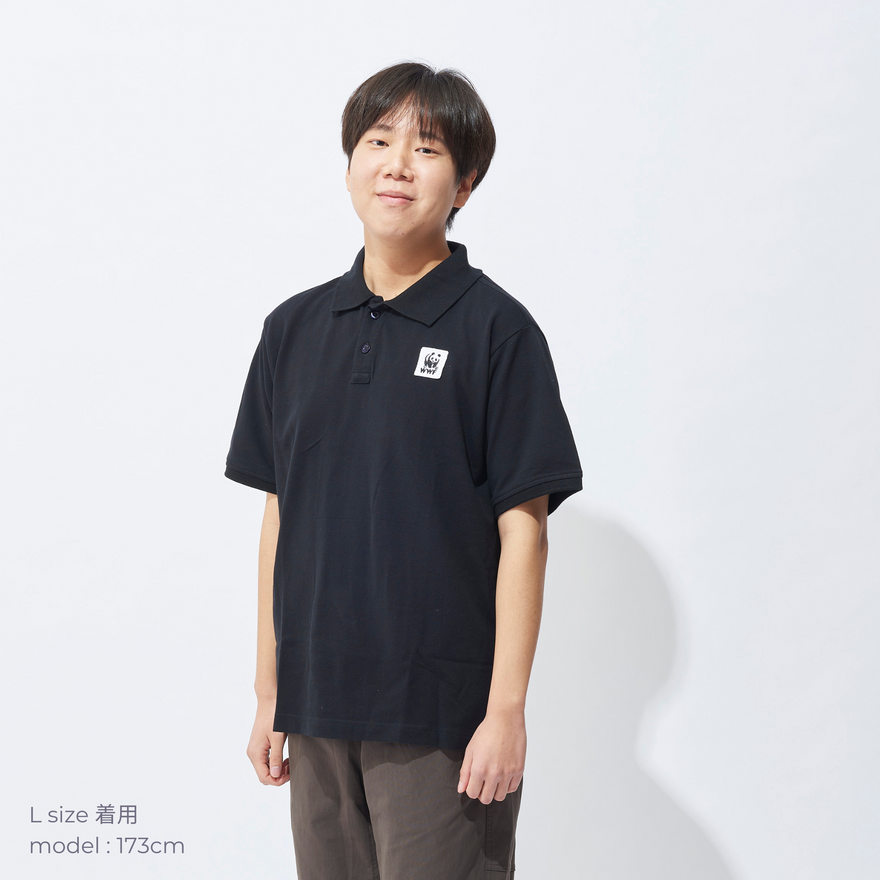 オーガニックコットン パンダ ポロシャツ クロ地 – WWFジャパン PANDA SHOP オーガニックコットン パンダ ポロシャツ クロ地 – WWFジャパン PANDA SHOP