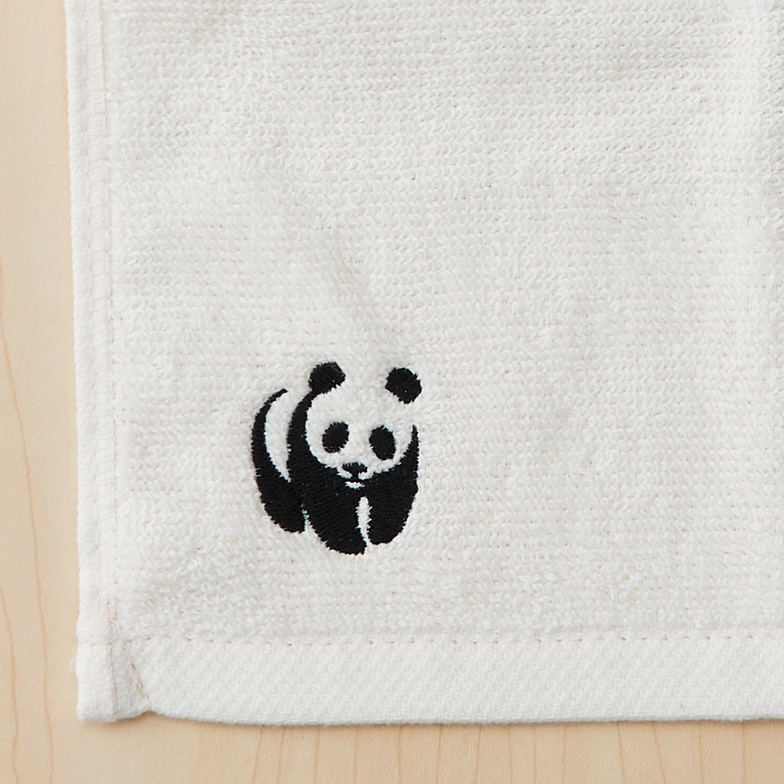 パンダししゅう ミニタオル 2枚セット – WWFジャパン PANDA SHOP