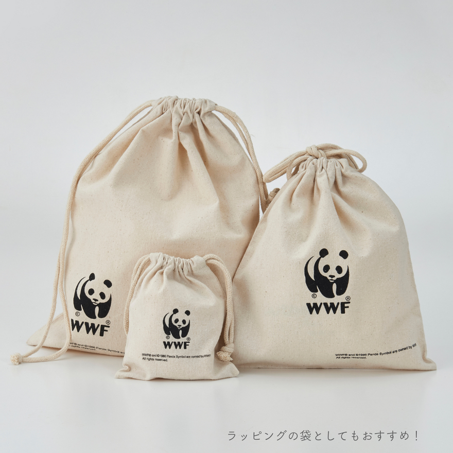 Panda drawstring online bag