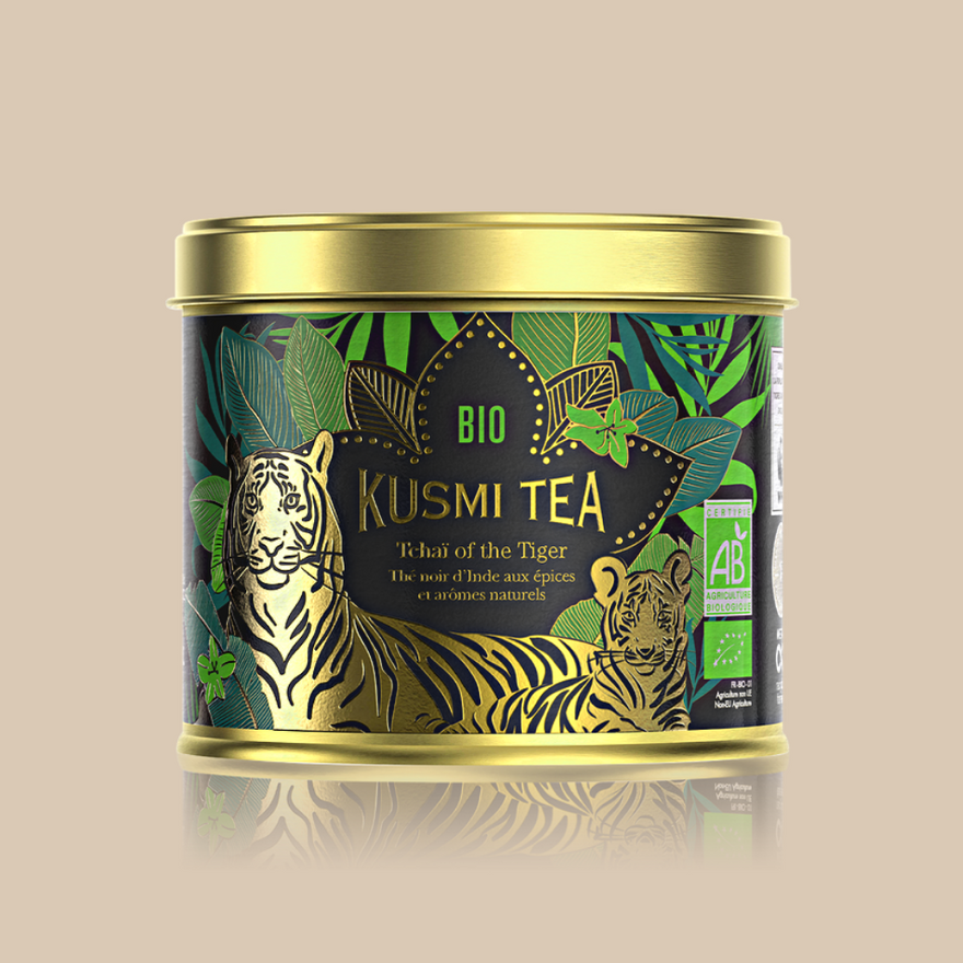 WWFコラボタイガー缶 Kusmi Tea（チャイ）(セール)