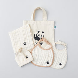 ギフトコットン オーガニックコットンベビーギフトBOX – WWFジャパン PANDA SHOP